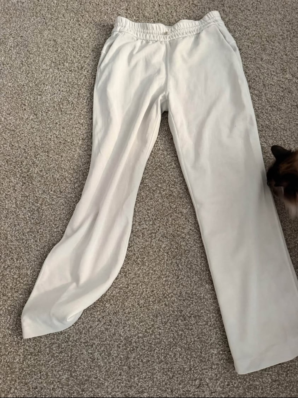 lululemon athletica Off-White/Cream Track Pants